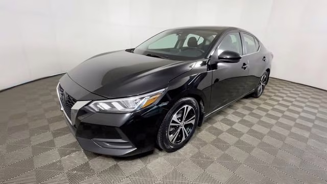 2020 Super Black Nissan Sentra SV FWD Sedan