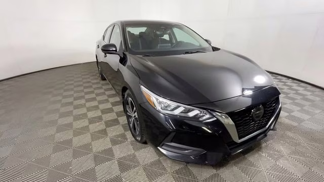 2020 Super Black Nissan Sentra SV FWD Sedan