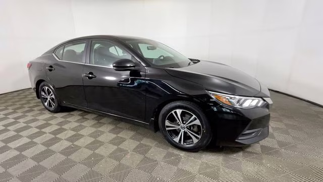 2020 Super Black Nissan Sentra SV FWD Sedan