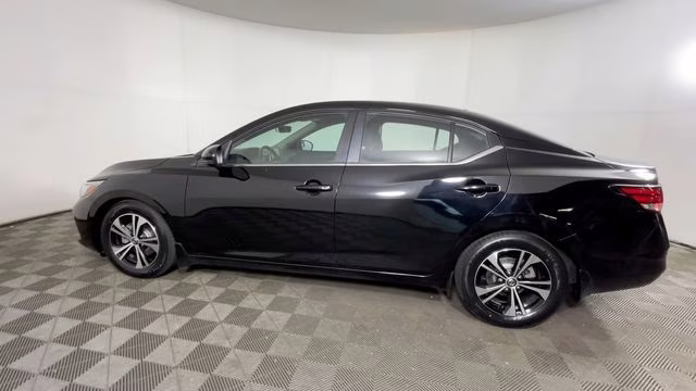 2020 Super Black Nissan Sentra SV FWD Sedan