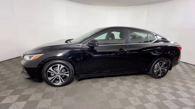 2020 Super Black Nissan Sentra SV FWD Sedan