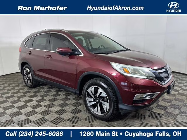 2015 Basque Red Pearl II Honda CR-V Touring AWD SUV