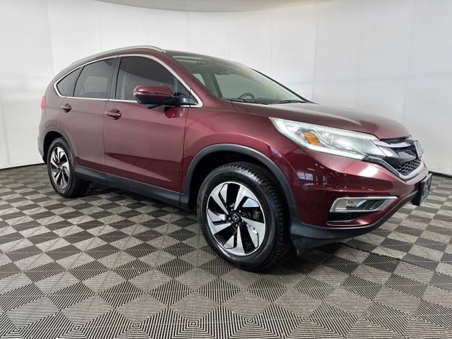 2015 Basque Red Pearl II Honda CR-V Touring AWD SUV