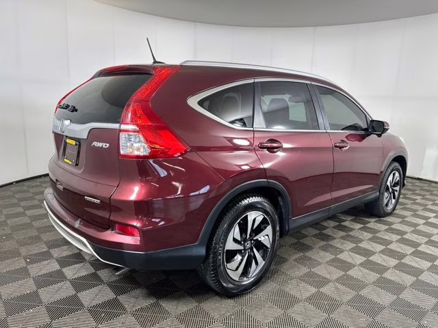 2015 Basque Red Pearl II Honda CR-V Touring AWD SUV