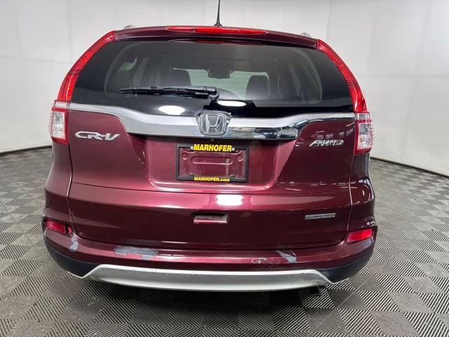 2015 Basque Red Pearl II Honda CR-V Touring AWD SUV