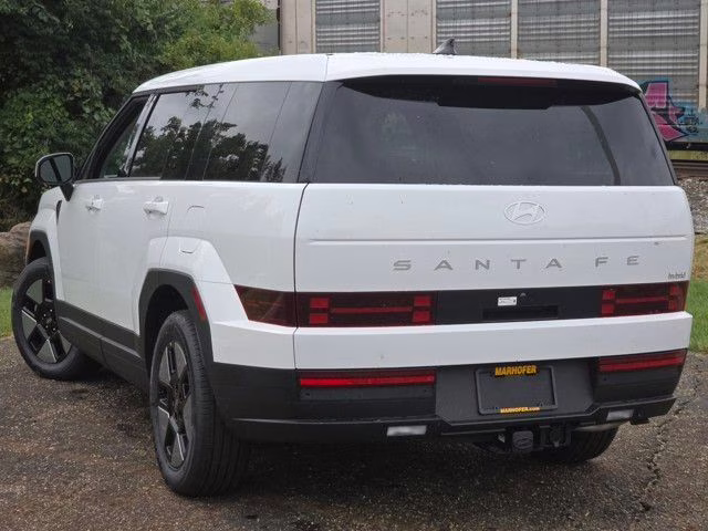 2026 Serenity White Hyundai Santa Fe Hybrid SE FWD SUV