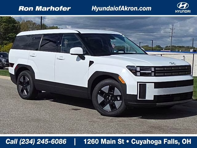 2026 Serenity White Hyundai Santa Fe Hybrid SE AWD SUV