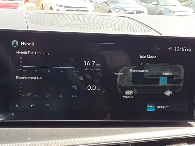 2026 Serenity White Hyundai Santa Fe Hybrid SE AWD SUV