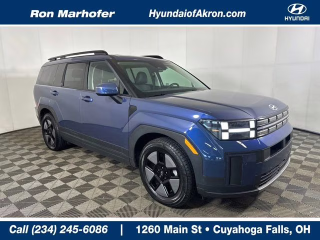2025 Atlantis Blue Hyundai Santa Fe Hybrid SEL FWD SUV