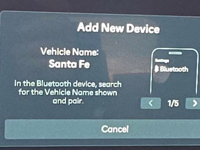 2026 Atlantis Blue Hyundai Santa Fe Hybrid SEL AWD SUV
