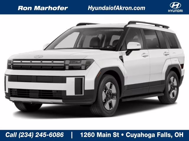 2026 Serenity White Hyundai Santa Fe Hybrid SEL AWD SUV