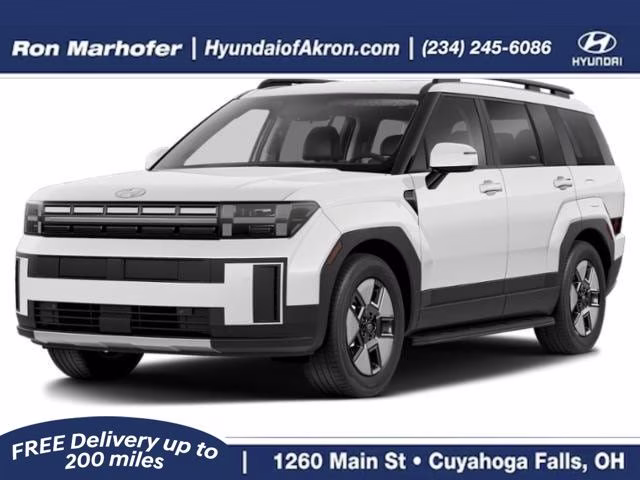 2026 Serenity White Hyundai Santa Fe Hybrid SEL AWD SUV