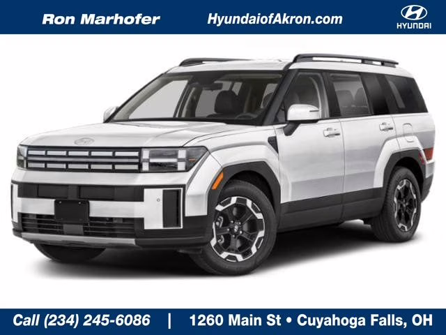 2026 Serenity White Hyundai Santa Fe SEL AWD SUV