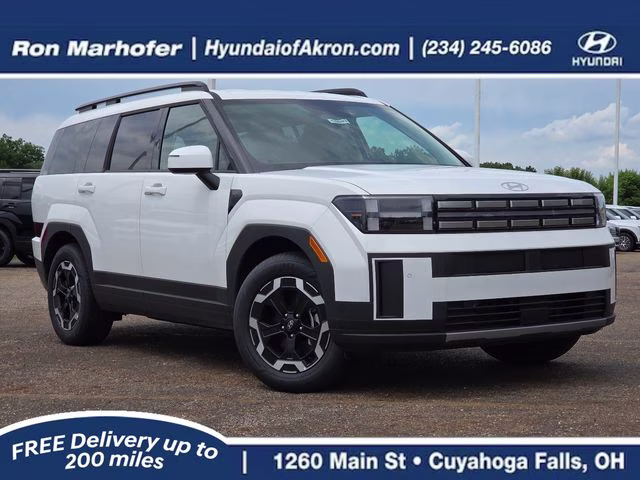 2026 Serenity White Hyundai Santa Fe SEL AWD SUV