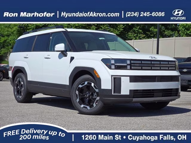 2026 Serenity White Hyundai Santa Fe SEL AWD SUV