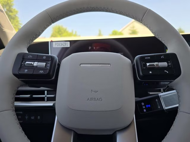 2026 Serenity White Hyundai Santa Fe SEL AWD SUV