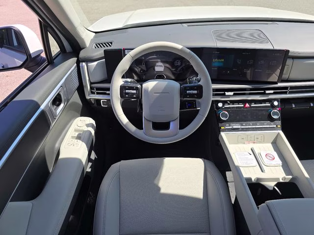 2026 Serenity White Hyundai Santa Fe SEL AWD SUV