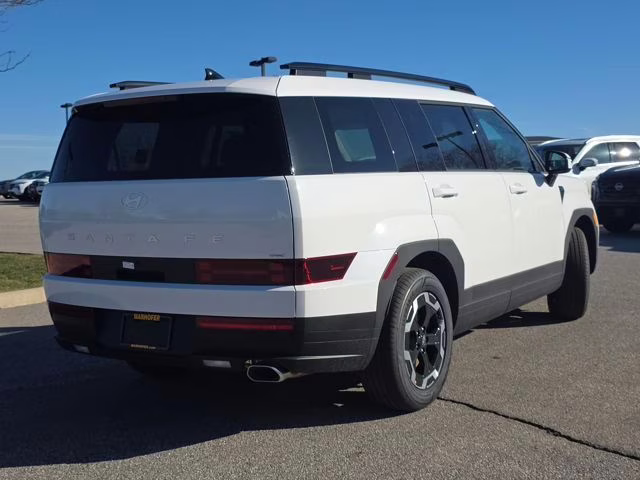 2026 Serenity White Hyundai Santa Fe SEL AWD SUV