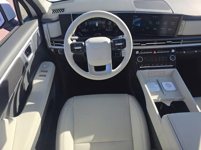 2026 Serenity White Hyundai Santa Fe SEL AWD SUV