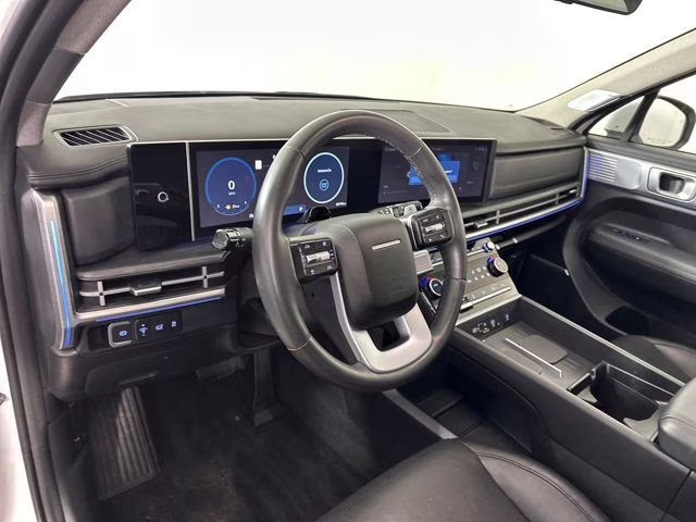 2024 Serenity White Hyundai Santa Fe Limited FWD SUV