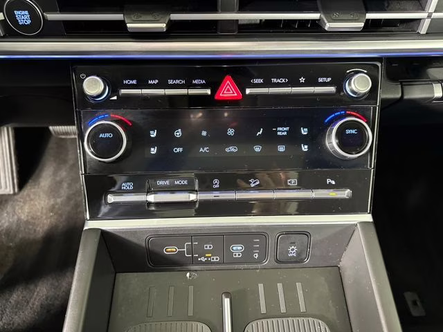2024 Serenity White Hyundai Santa Fe Limited FWD SUV