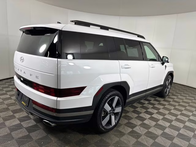 2024 Serenity White Hyundai Santa Fe Limited FWD SUV