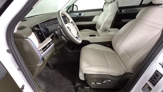 2024 Serenity White Hyundai Santa Fe Calligraphy FWD SUV