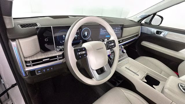 2024 Serenity White Hyundai Santa Fe Calligraphy FWD SUV
