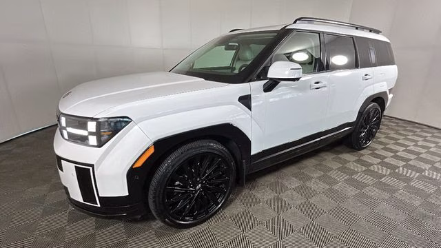 2024 Serenity White Hyundai Santa Fe Calligraphy FWD SUV