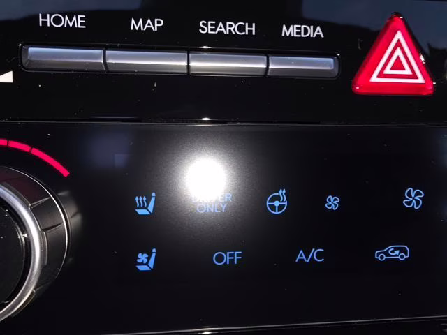 2026 Serenity White Hyundai Santa Fe Hybrid Calligraphy AWD SUV