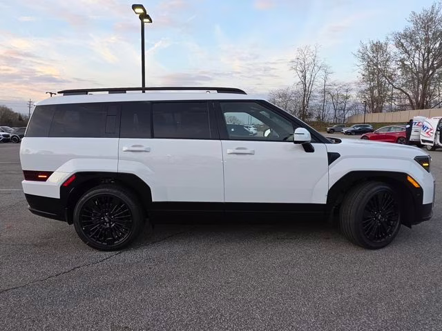 2026 Serenity White Hyundai Santa Fe Hybrid Calligraphy AWD SUV