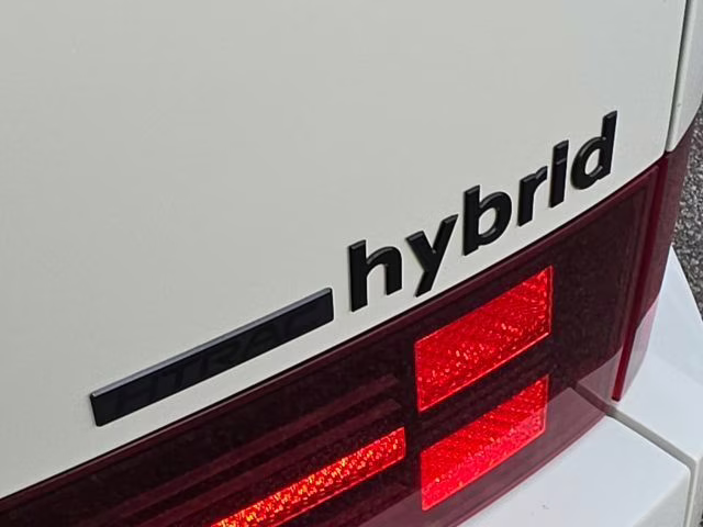 2026 Serenity White Hyundai Santa Fe Hybrid Calligraphy AWD SUV