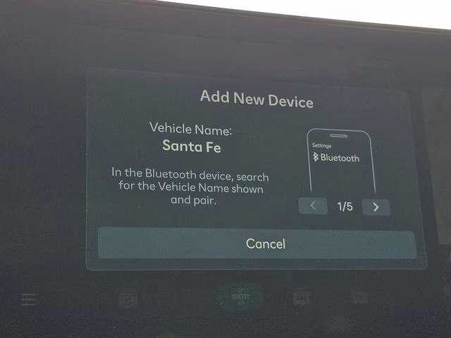 2026 Serenity White Hyundai Santa Fe Hybrid Calligraphy AWD SUV