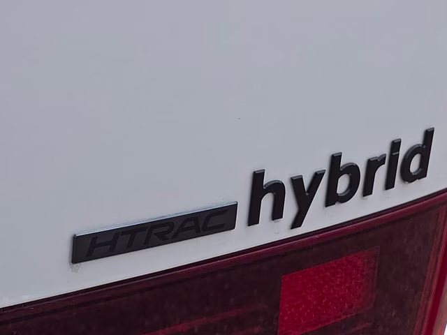2026 Serenity White Hyundai Santa Fe Hybrid Calligraphy AWD SUV