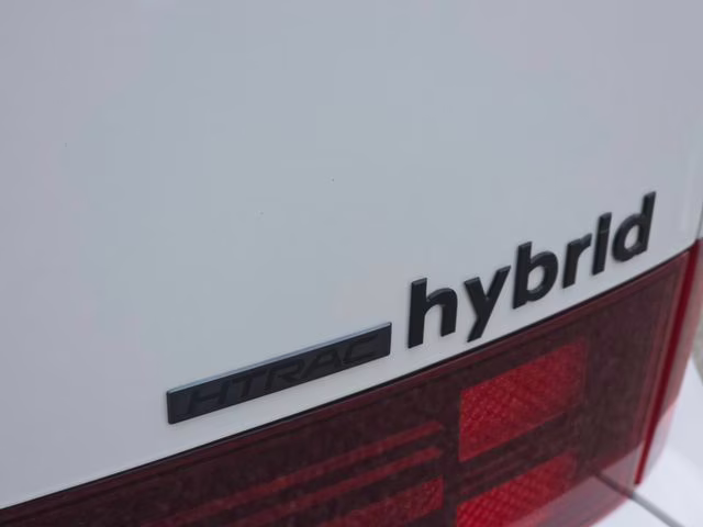 2026 Serenity White Hyundai Santa Fe Hybrid Calligraphy AWD SUV