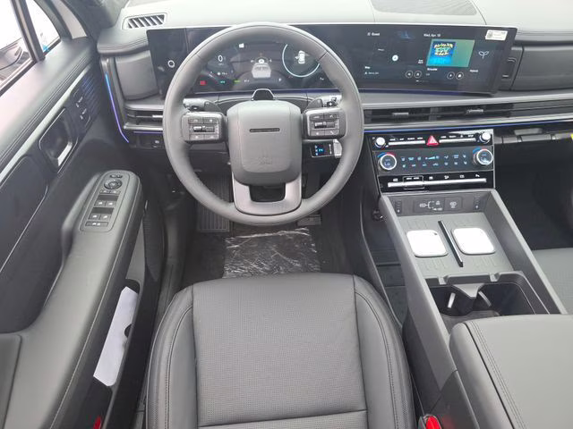 2026 Serenity White Hyundai Santa Fe Hybrid Calligraphy AWD SUV