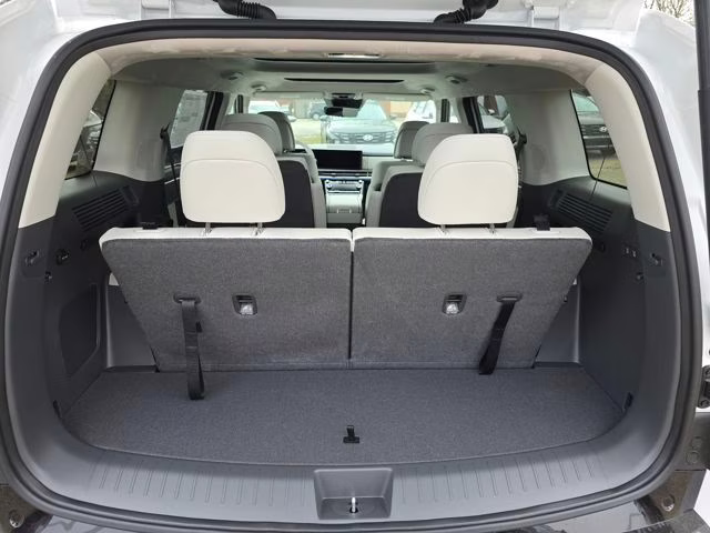 2026 Serenity White Hyundai Santa Fe Hybrid Calligraphy AWD SUV