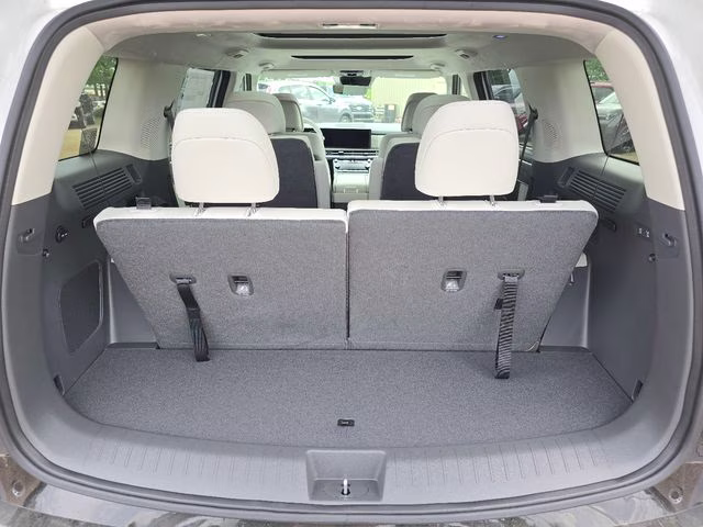 2026 Serenity White Hyundai Santa Fe Hybrid Calligraphy AWD SUV