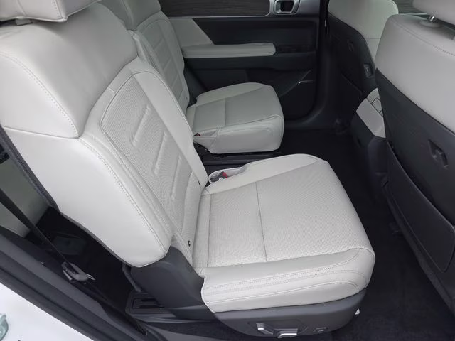 2026 Serenity White Hyundai Santa Fe Hybrid Calligraphy AWD SUV