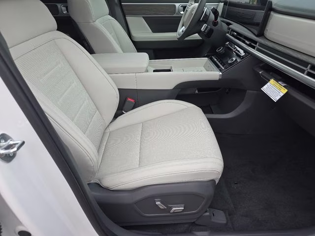 2026 Serenity White Hyundai Santa Fe Hybrid Calligraphy AWD SUV