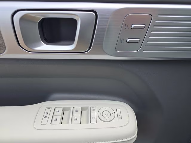 2026 Serenity White Hyundai Santa Fe Hybrid Calligraphy AWD SUV