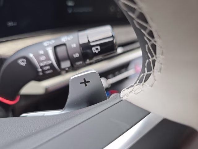 2026 Serenity White Hyundai Santa Fe Hybrid Calligraphy AWD SUV