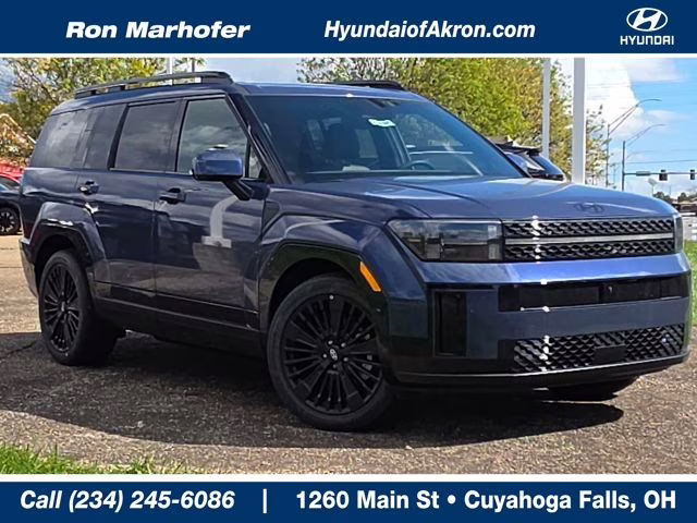 2026 Atlantis Blue Hyundai Santa Fe Hybrid Calligraphy AWD SUV