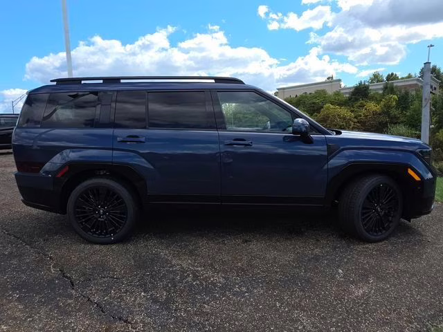 2026 Atlantis Blue Hyundai Santa Fe Hybrid Calligraphy AWD SUV