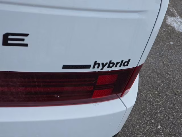 2026 Serenity White Hyundai Santa Fe Hybrid Calligraphy AWD SUV