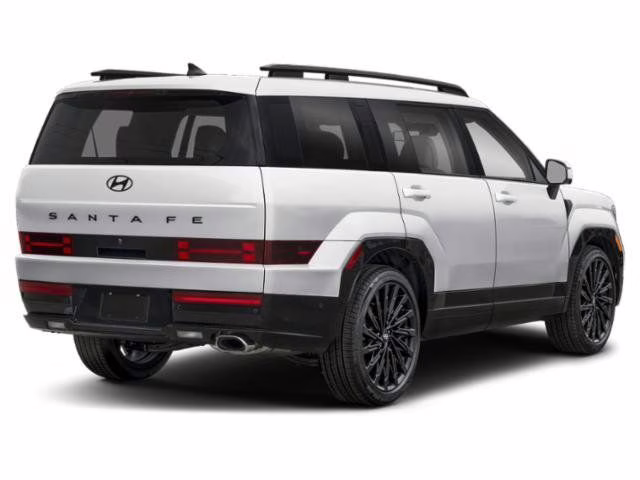 2026 Serenity White Hyundai Santa Fe Calligraphy AWD SUV
