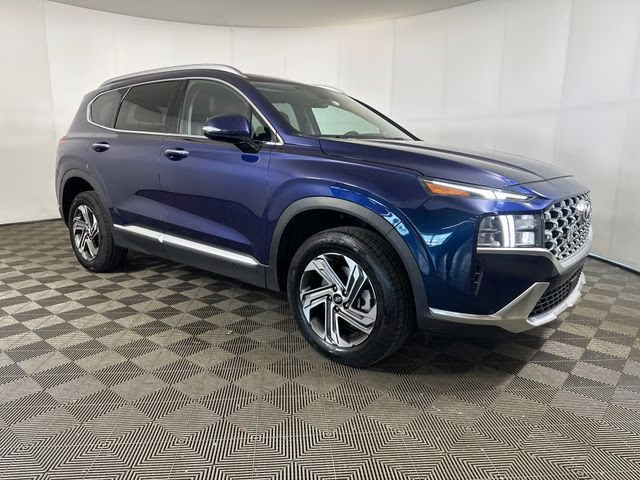 2022 Stormy Blue Hyundai Santa Fe SEL AWD SUV