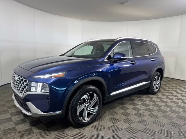 2022 Stormy Blue Hyundai Santa Fe SEL AWD SUV