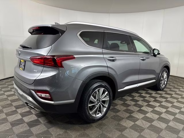 2019 Machine Gray Hyundai Santa Fe Ultimate AWD SUV