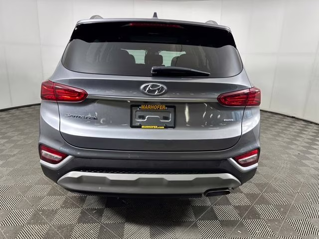 2019 Machine Gray Hyundai Santa Fe Ultimate AWD SUV